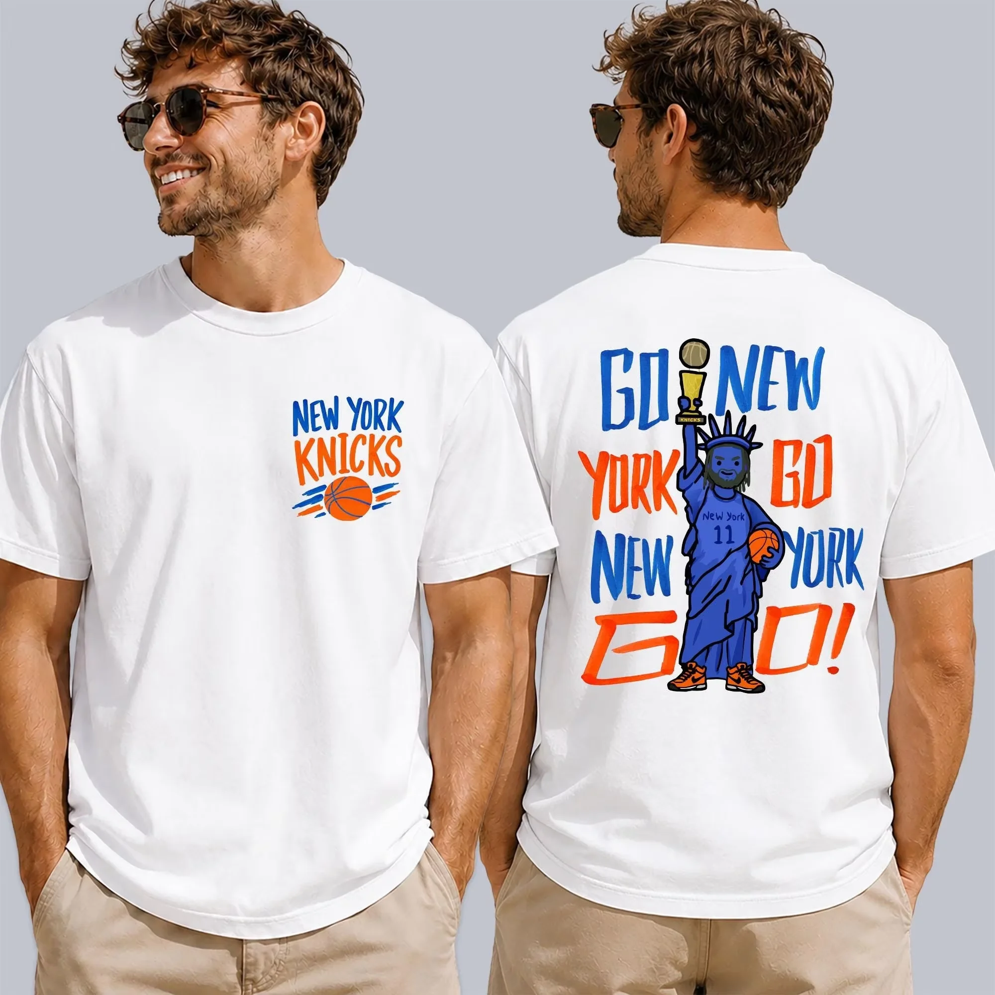 Men'S Fashion New York - Футболка с графическим принтом Jalen Brunson