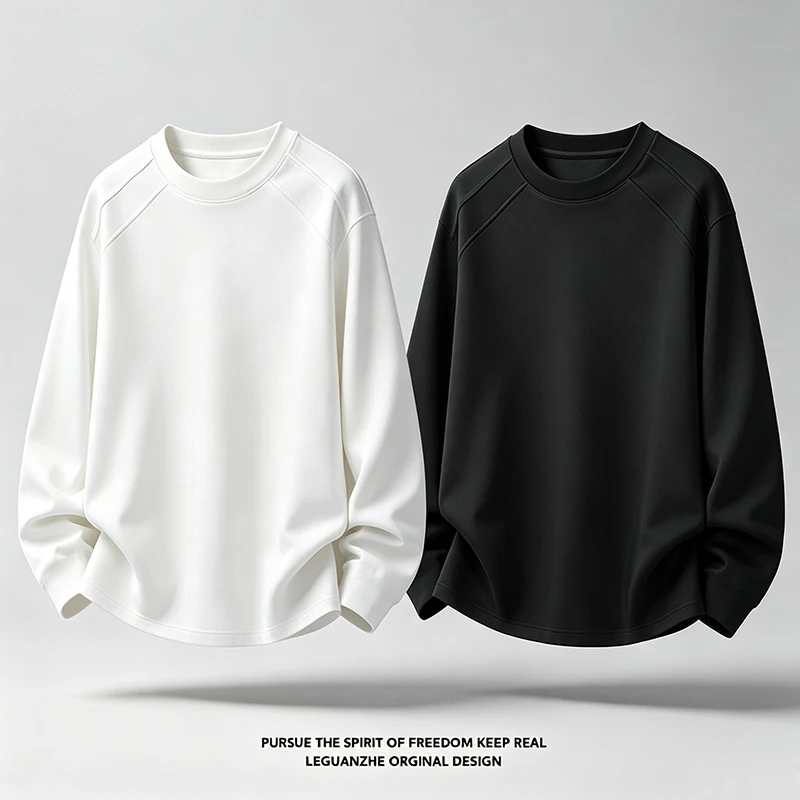 Men'S Fashion T Shirts - Мужская футболка с круглым вырезом, рукавами