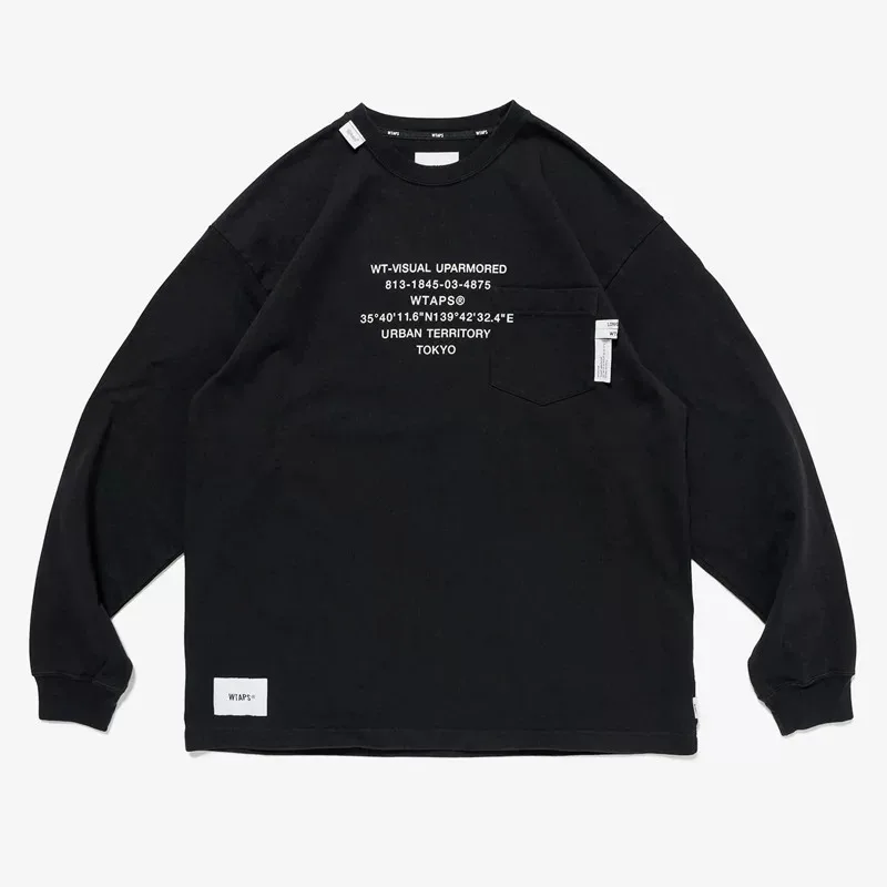 Mens Fashion Summer - Мужская футболка WTAPS из плотного хлопка