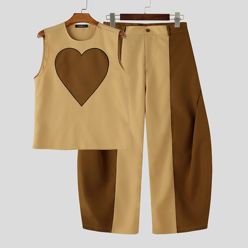 Mens Fashion Summer - Мужские комплекты INCERUN: топы без рукавов