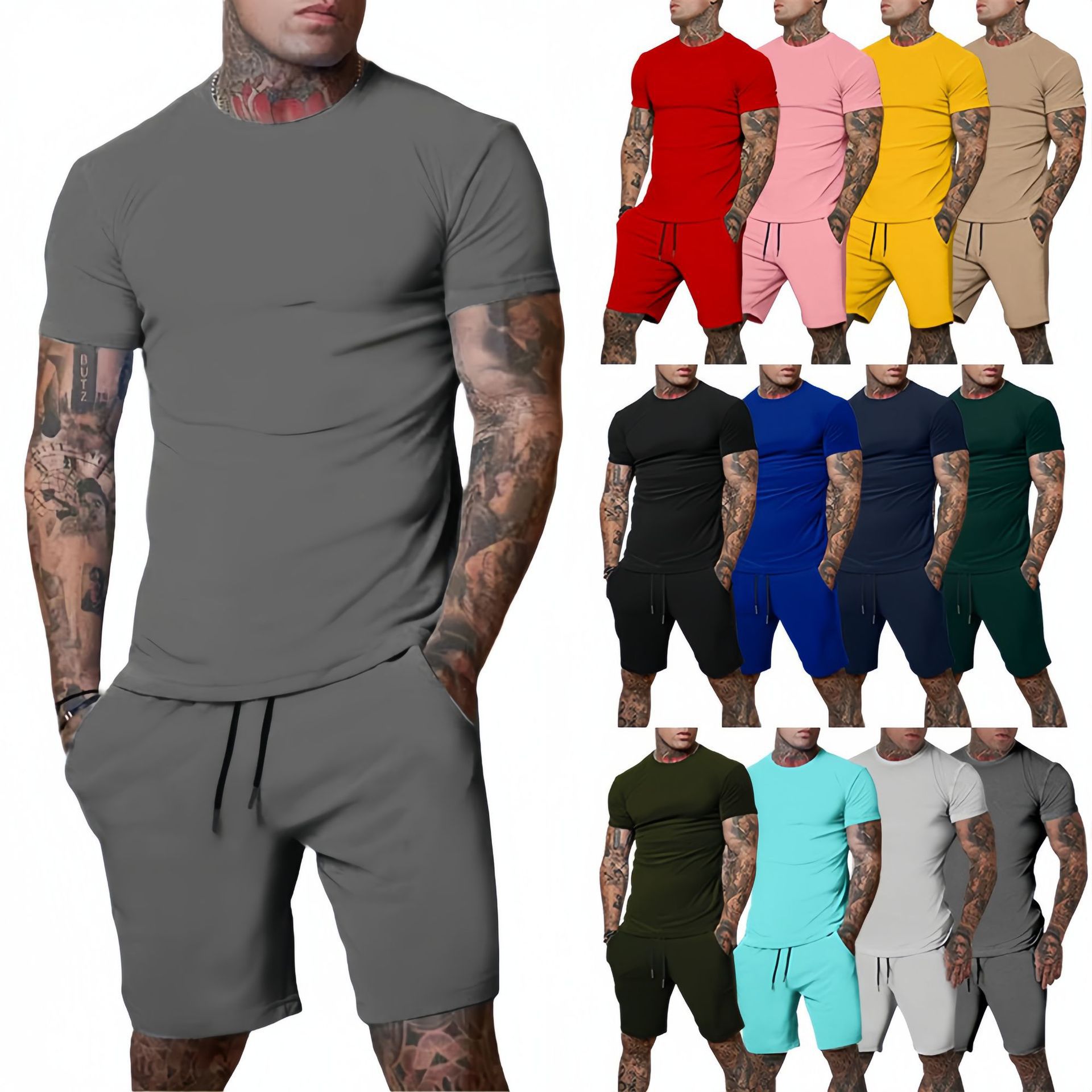 Men'S Fashion Videos - Модный и повседневный летний спортивный костюм