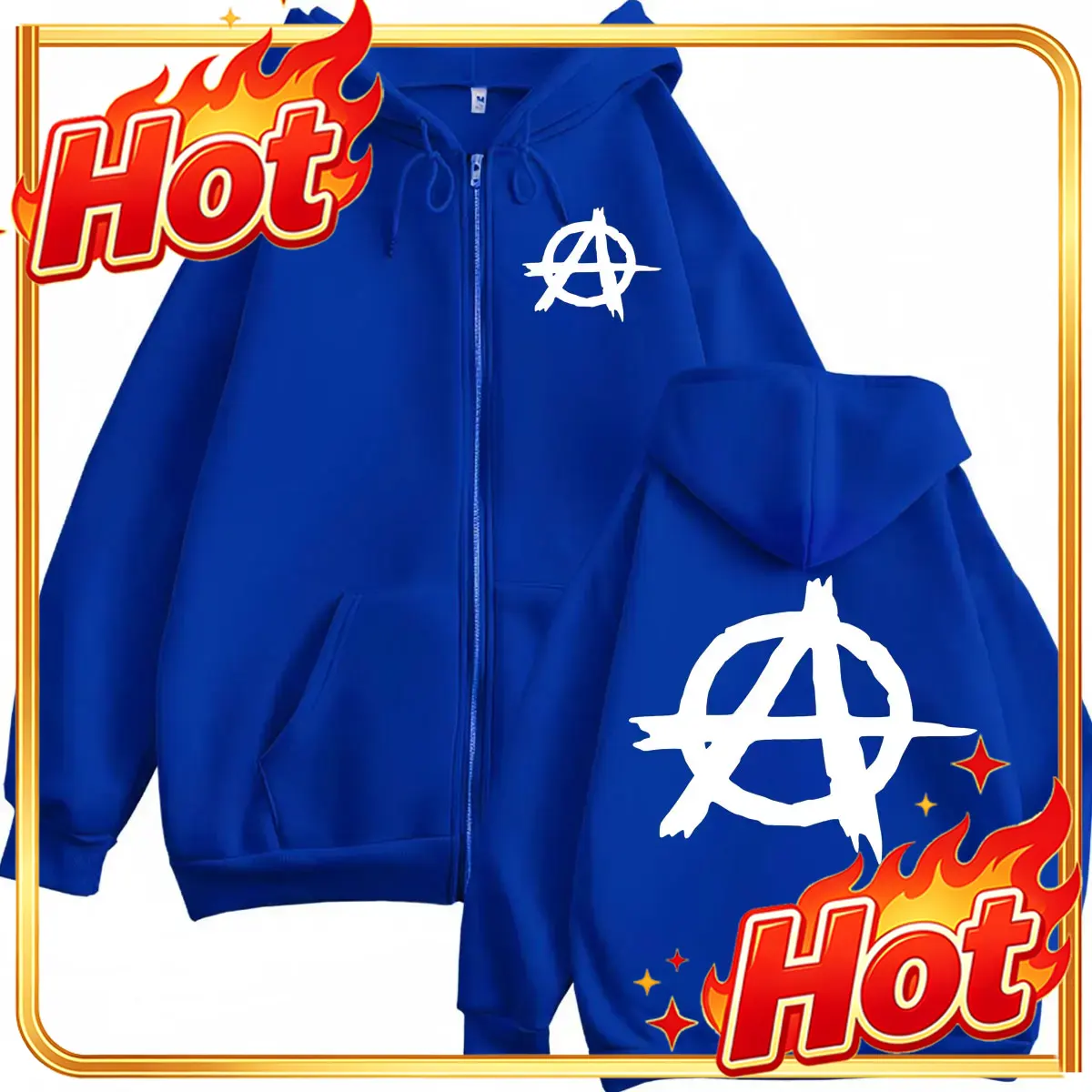 Толстовки с логотипом сериала  – обзор и цена Mens Fashion Zip Up Hoodies