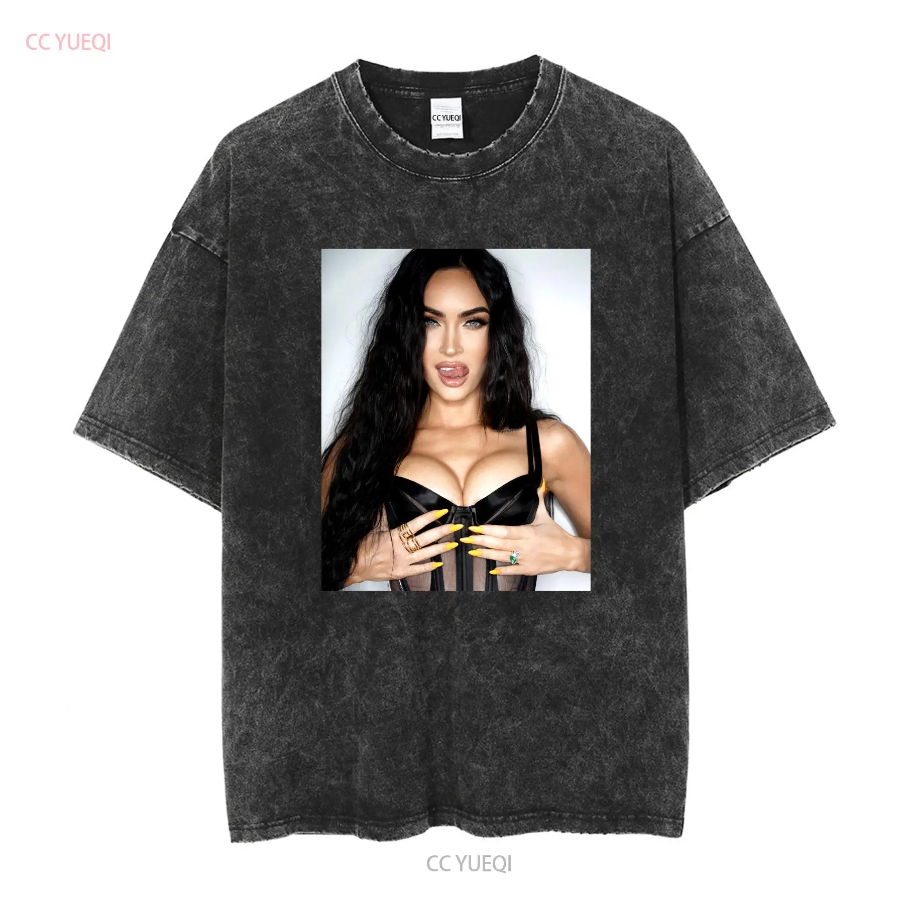 Футболка Megan Fox с плакатом  – обзор и цена Poster Men Fashion