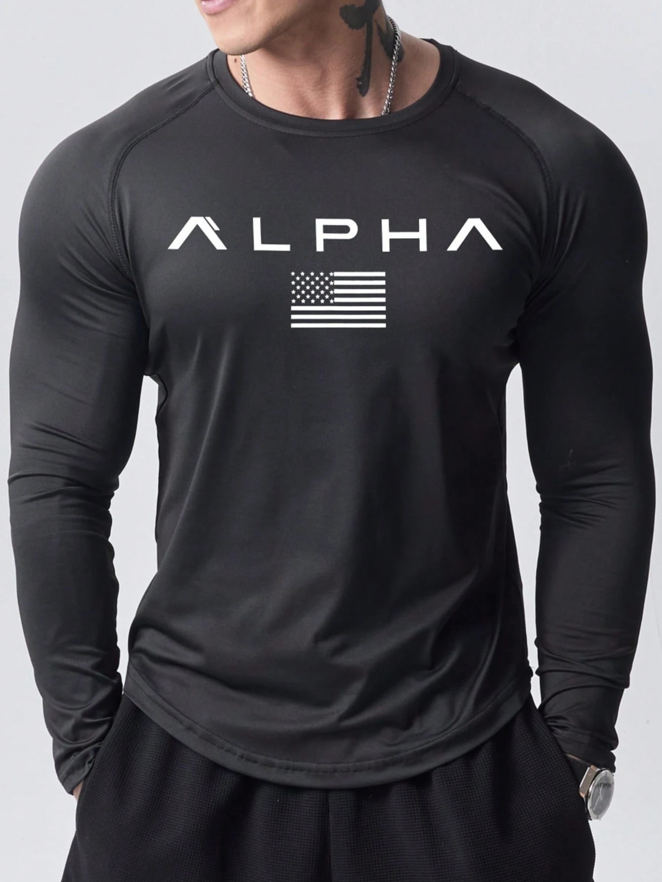 Новая мужская футболка с длинн – обзор и цена Mens Fashion Clothes