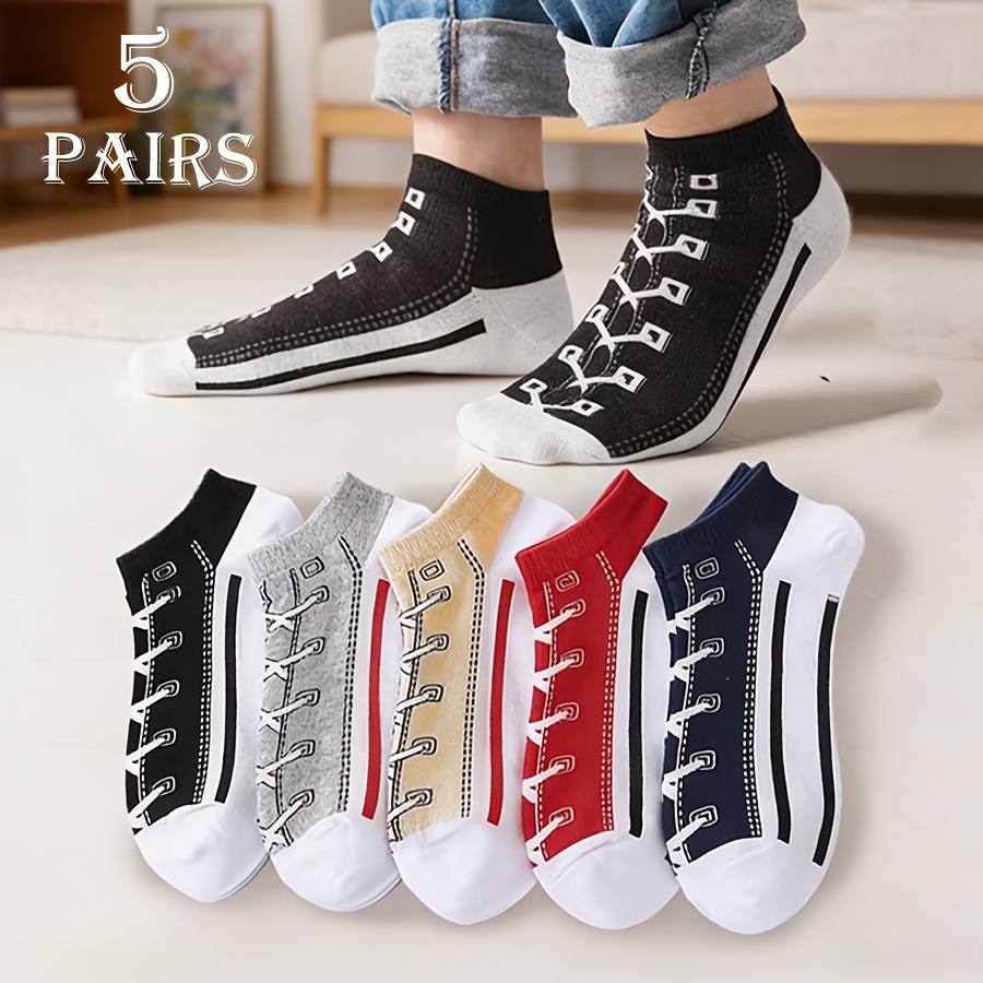 5 пар мужских летних тонких хл – обзор и цена Socks Ankle Men