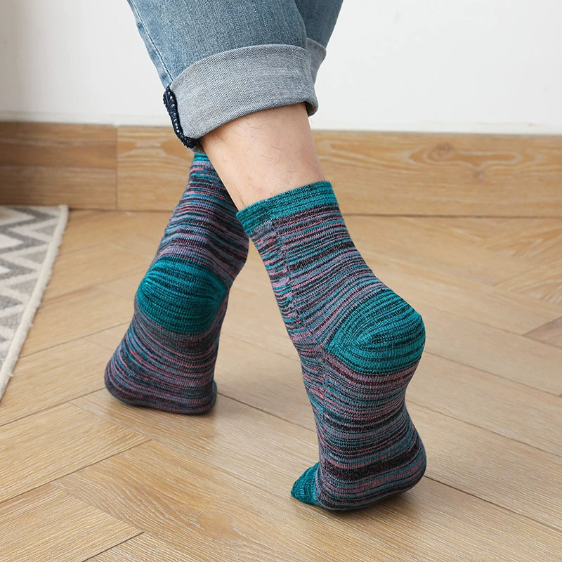 1/5 пар мужских разноцветных н – обзор и цена Socks Ankle Men