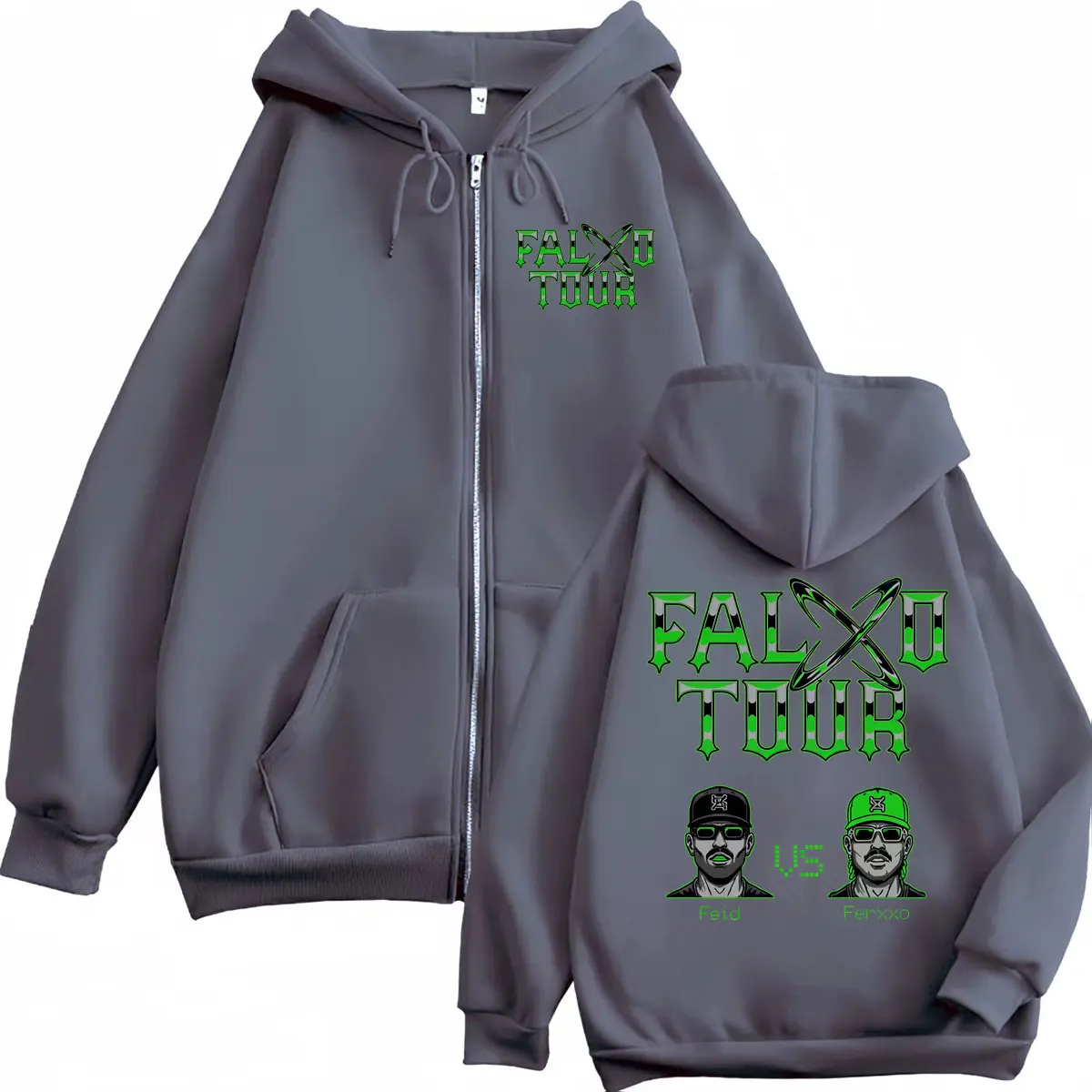 Худи на молнии Feid Vs Ferxxo  – обзор и цена Mens Fashion Zip Up Hoodies